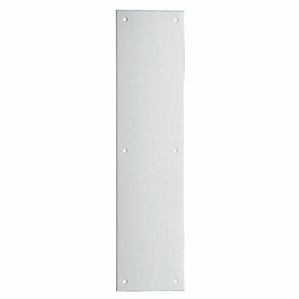Ives Commercial Stainless Steel 3in x 12in Push Plate Satin Stainless Steel Finish 820032D312